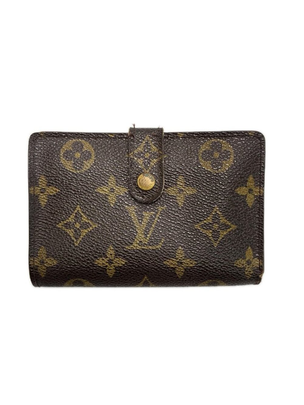 Louis Vuitton Monogram Porte Monnaie Billets Viennois Bifold Wallet Kiss Lock